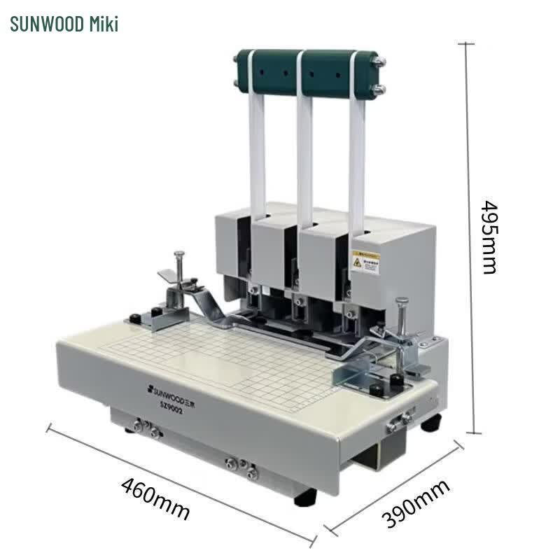SUNWOOD SZ9002 Adjustable 3-Hole Punch Binding Machine CN plug (adapter included)