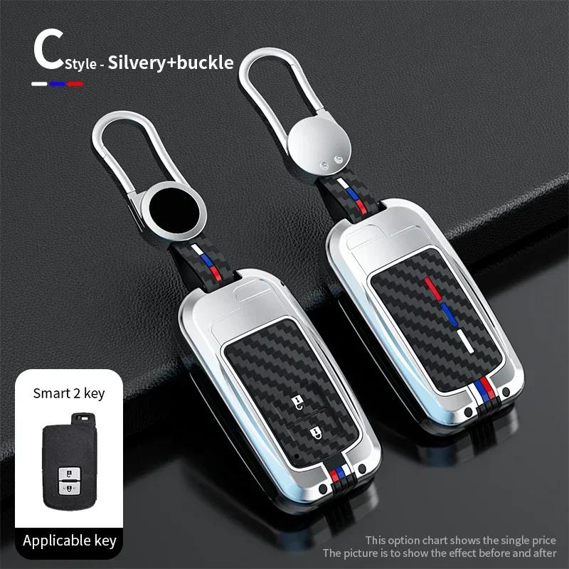 2 3 4 Buttons Car Key Case Cover For Toyota Camry Corolla RAV4 Highlander Avalon 2015 - 2017 Control Protector Shell Holder