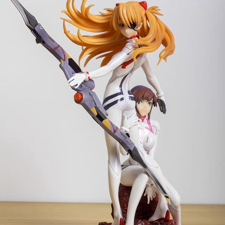 

Аниме Neon Genesis Evangelion Фигурка Аска Мари Макинами Фигурка Статуя из ПВХ Модель Кукла Коллекционная игрушка белый