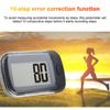 Krokoměr s lanyardem 7denní paměť Kroky Spalování kalorií Chůze Vzdálenost Míle Kilometry LCD