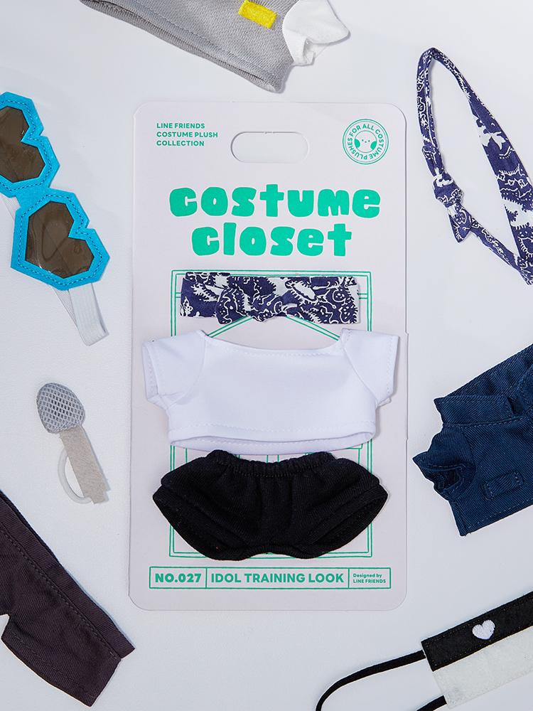 LINE FRIENDS TRUZ Minini Idol Closet Practice Room Look