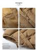 Gilet Matelassé Épais en Duvet et Coton pour Homme avec Col Montant - Vêtement d'Extérieur Automne/Hiver