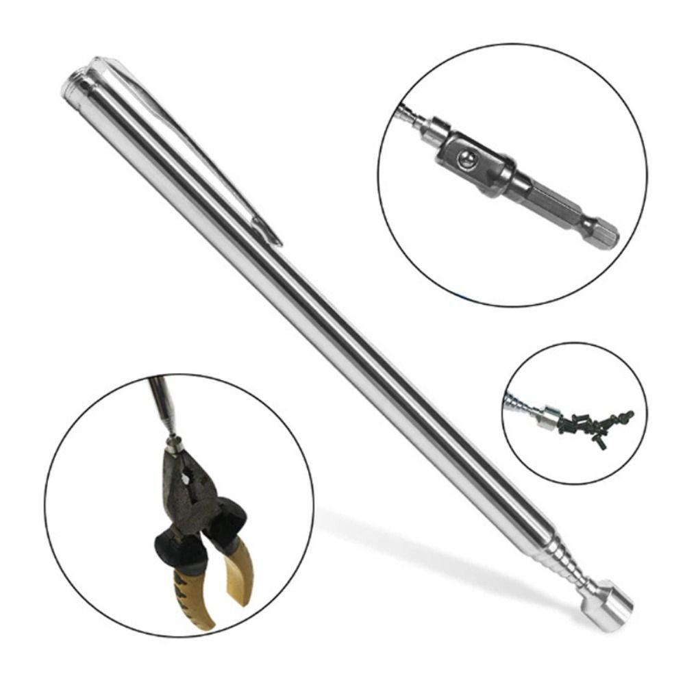 Strong Magnet Pick Up Rod Handy Tools Magnetic Magnetic Pickup Pen Telescopic Handheld Magnetic Grabber