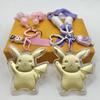 Golden Pikachu Cartoon Gold-Plated Charm Keyring & Mobile Chain - Perfect Birthday or Holiday Gift