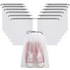 10Pcs Travel Shoe Storage Bags Translucent Shoe Pouch Set Portable Waterproof Organizer for Christmas Halloween Gifts.