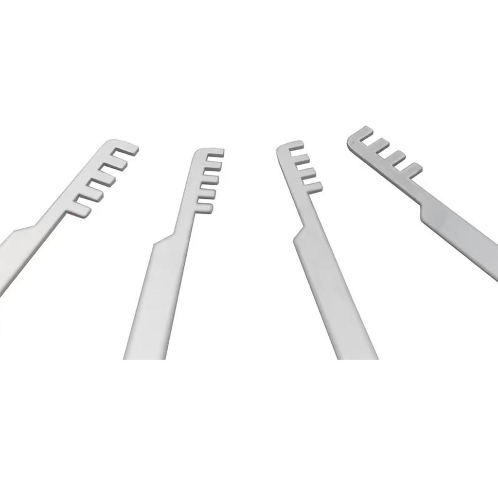 Steel Multiple Tool Comb Set Multifunctional Repair Tool Rusts Resistant Tool for Enthusiasts & Professional Technicians