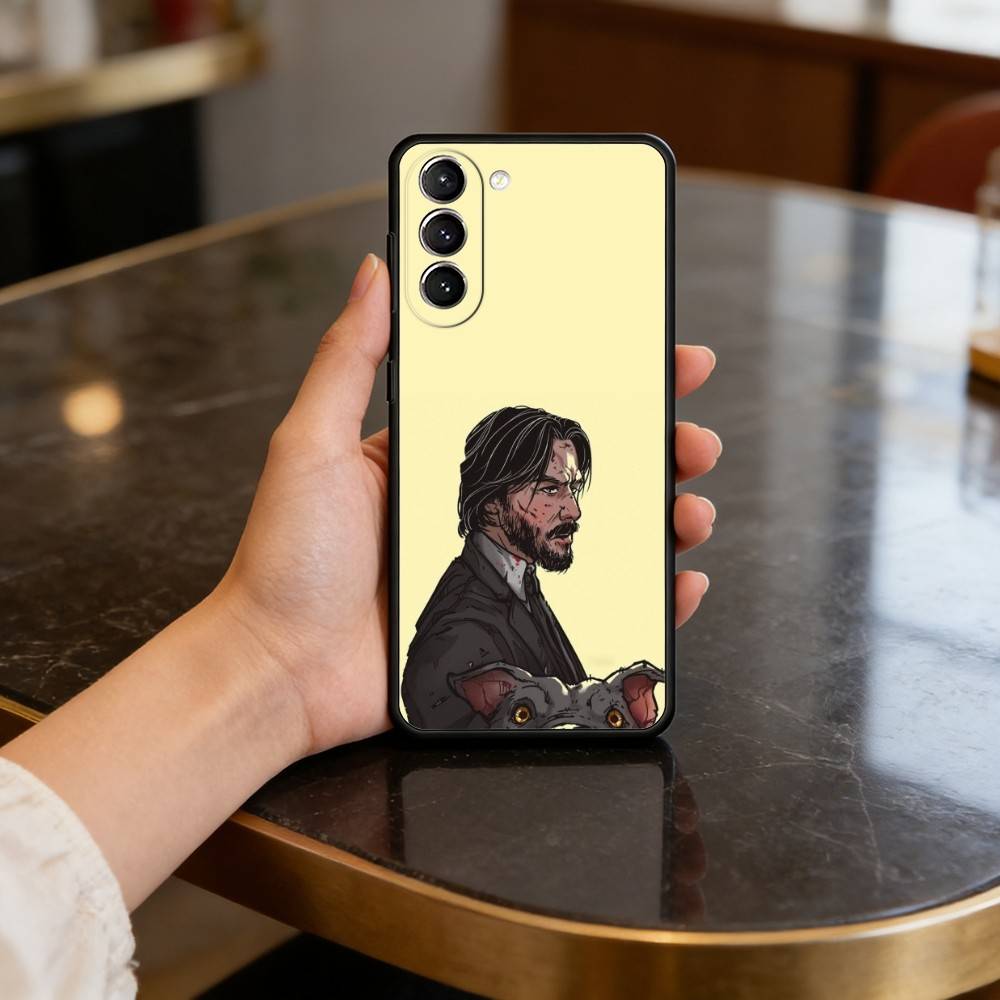 Film J-John W-Wick B-Bab Case for Samsung Galaxy S21 S25 FE S24 S23 Ultra S20 S9 S22 Plus S10 TPU Cover