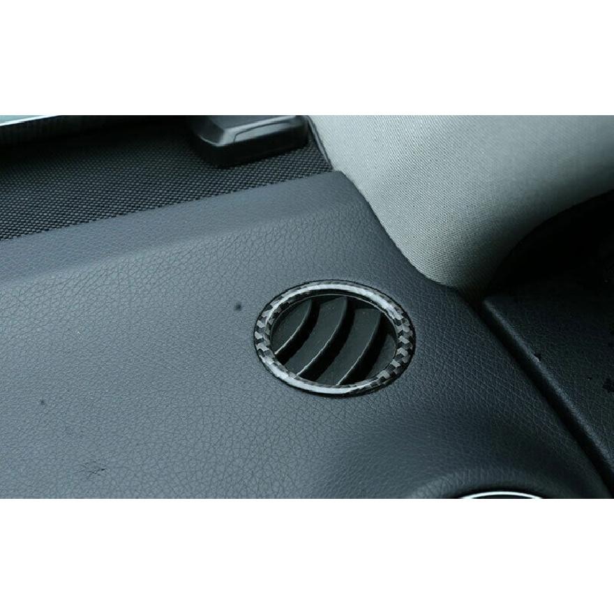 Real Carbon Fiber Dashboard Side Vent Overlay Cover For Benz C-Class 2007-2014