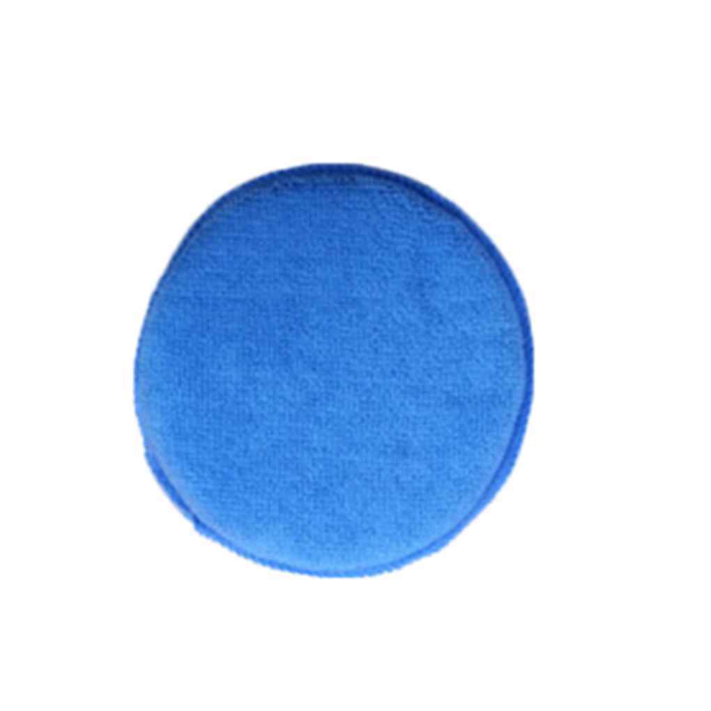 5pcs Car Waxing Polish Sponges Car Detailing Wax Applicator Pads Round Pocket Microfiber Foam Sponges Car Cleaning Tools