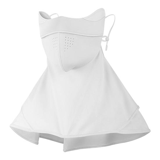 Sun Protection Guard Quick-Drying Fabric Ice Silk Face Guard with Breathable Mesh Cooling Fabric Full Coverage Extended Neck Gaiter Face Guard