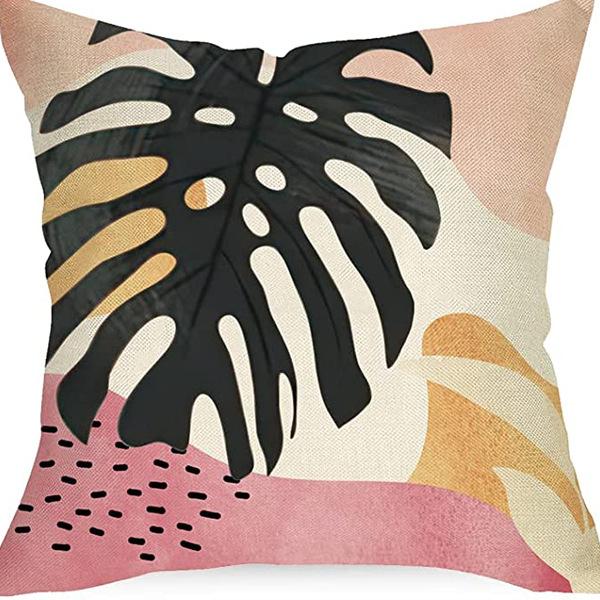 Popular Simple Abstract Geometric Pillow Case Nordic Morandi Home Sofa Car Cushion Cover