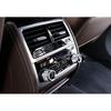 For BMW 7 Series Air Conditioner Button Knob 2016-22 Cover Trim Silver Aluminum