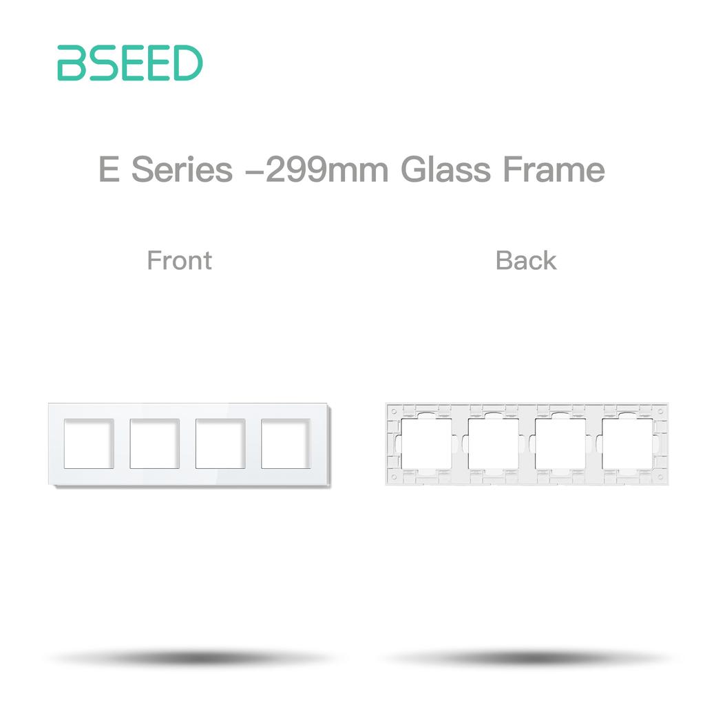 BSEED ZigBee Click Switch Modules Smart Light Switch Parts Glass/PC Frame DIY Combination Zigbee Sockets USB Charge E-Series