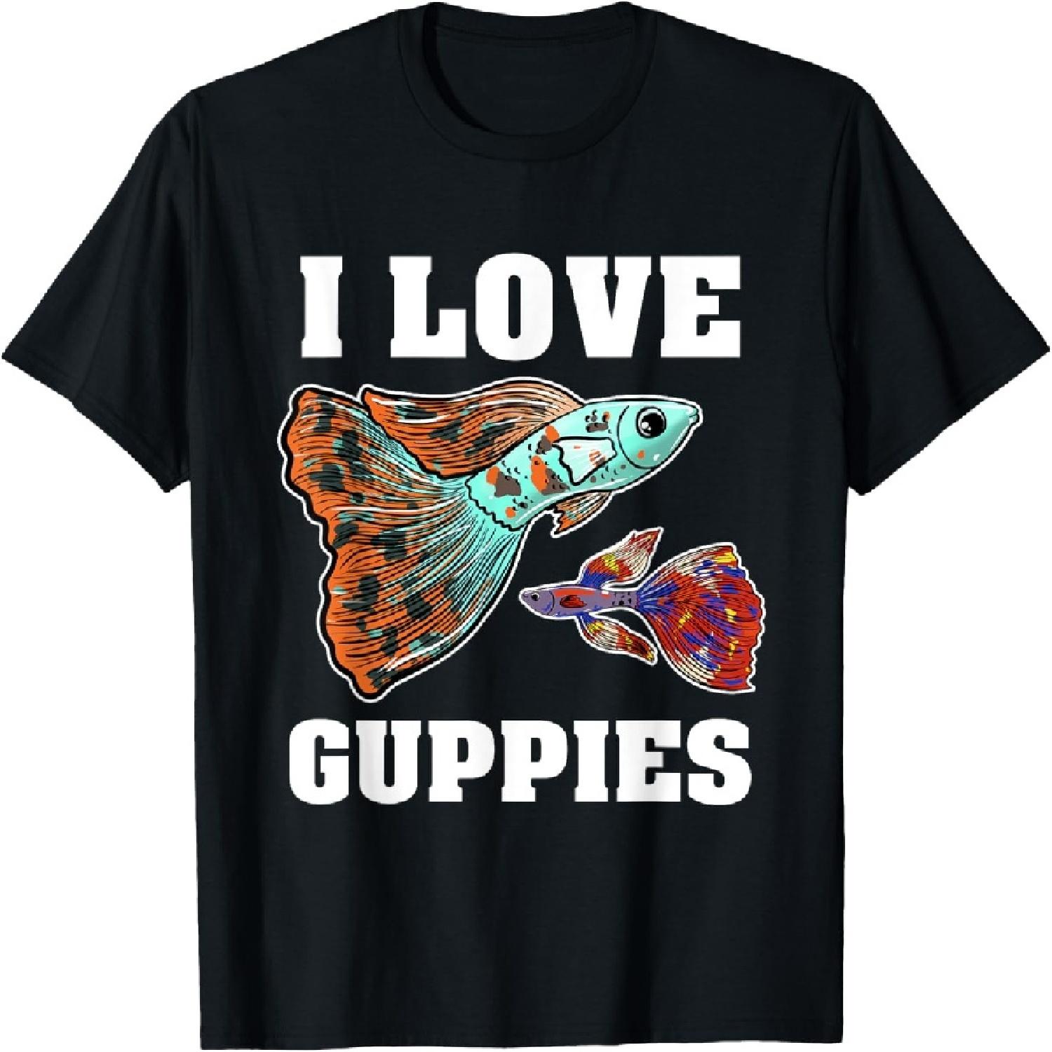 

I love guppies guppy T-Shirt XXXXXL різнокольоровий