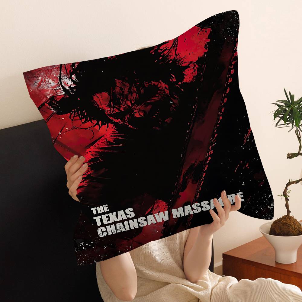 T-Texas Chainsaw Massacre Movie Cushion Cover Pillow Cover Decor Pillowcase Printed Cushion Case For Couch