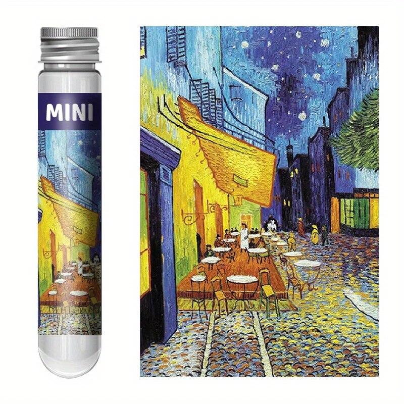 Photo Frame Coffee House Under The Starry Sky 150 Mini Test Tube Puzzle World Famous Painting Series Home Decoration  YC-M