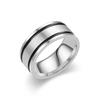 Men's European & American Fashion Titanium Steel Oil Drip Ring - Simple, Popular, Plain Band Couple Design.