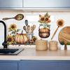 Wholesale of Painted Sunflower Kitchenware Kitchen and Dining Room Wall Beautification and Decoration Stickers