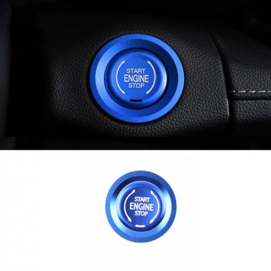 For Chevrolet Colorado -2026 Engine Push Switch Button Ring Trim Blue