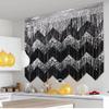 6.56ft Length Metallic Fringe Garland Tinsel Streamers Banner  Stage Party Decoration