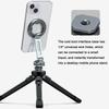 Collapsible Metal Phone Holder Featuring Magnetic Locking System Double Orientation Shoots Cold Shoe Expansion Interface