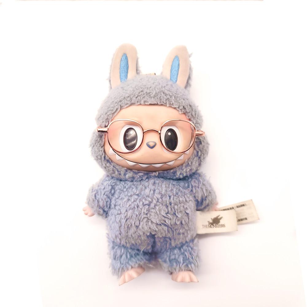 For Labubu 10cm Cotton Doll Glasses Sven Glasses 6cm Wide Toy Glasses Accessories Suitable for BJD Glasses Gifts