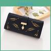 Elegant Fashion Women Purse Wallet Long Card Holder Clutch With Luxurious Crown Design