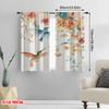 2pcs,2D Plane Printing Curtains&Window Treatment Hummingbird Harmony Polyester Woven (without Rod) Holiday for Home & Office