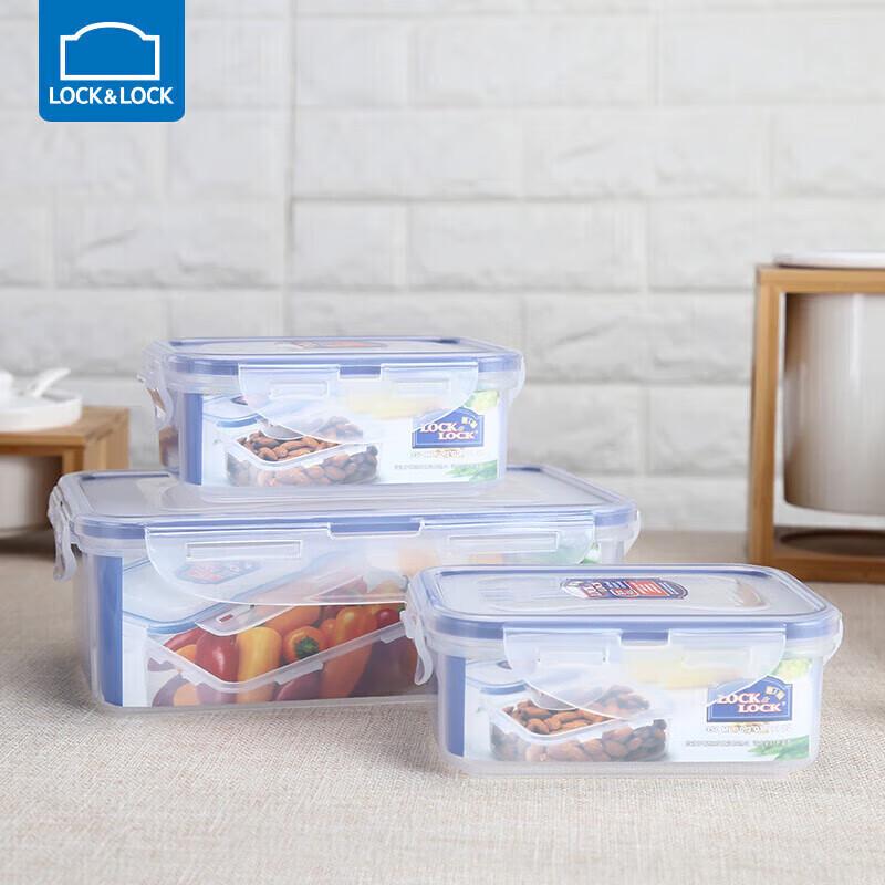 LocknLock Plastic Food Storage Container Set