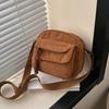 New Corduroy Women's Small Shoulder Bag Teenager Girl Crossbody Bag Bolsa Cute Tote Student Street Korean Harajuku Messenger Bag