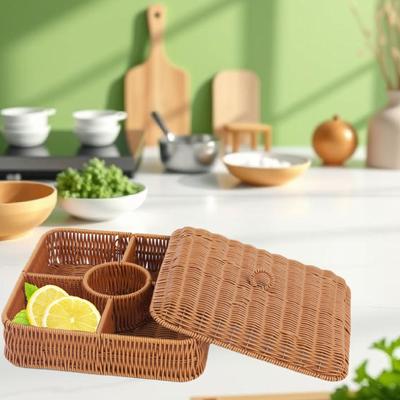 Getrockneter Früchtekorb Aufbewahrung Süßigkeiten Nüsse Schale Kompakt Picknick Lebensmittel Servieren für