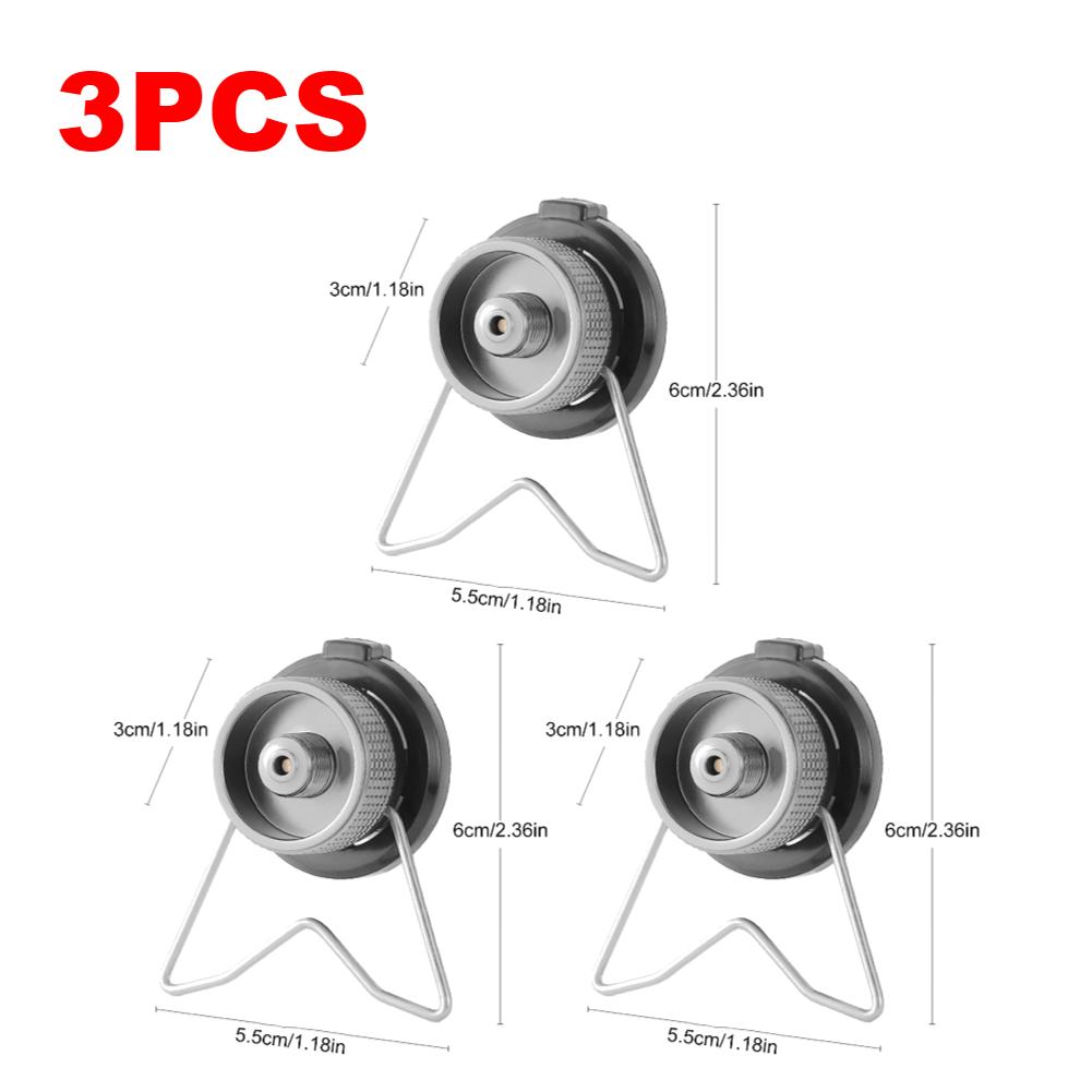 1-10PCS Butane Gas Stove Adapter Portable Gas Tank Converter With Bracket Butane Gas Conversion Joint Outdoor Stove Accessories