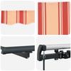 Retractable Awning Yellow and Orange 500 X 300 Cm