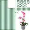 28Pcs Adjustable Plant Support Sticks with 28 Rings 14 Connectors Perfect for Potted Flowers Tomato Rose Indoor Outdoor