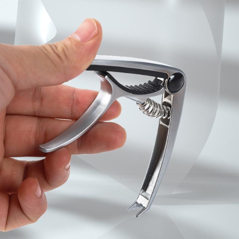 Moving Capo Sliding Capo Adjustable Capo for Tuning Tone of String Instruments for Electric Acoustic Guitars