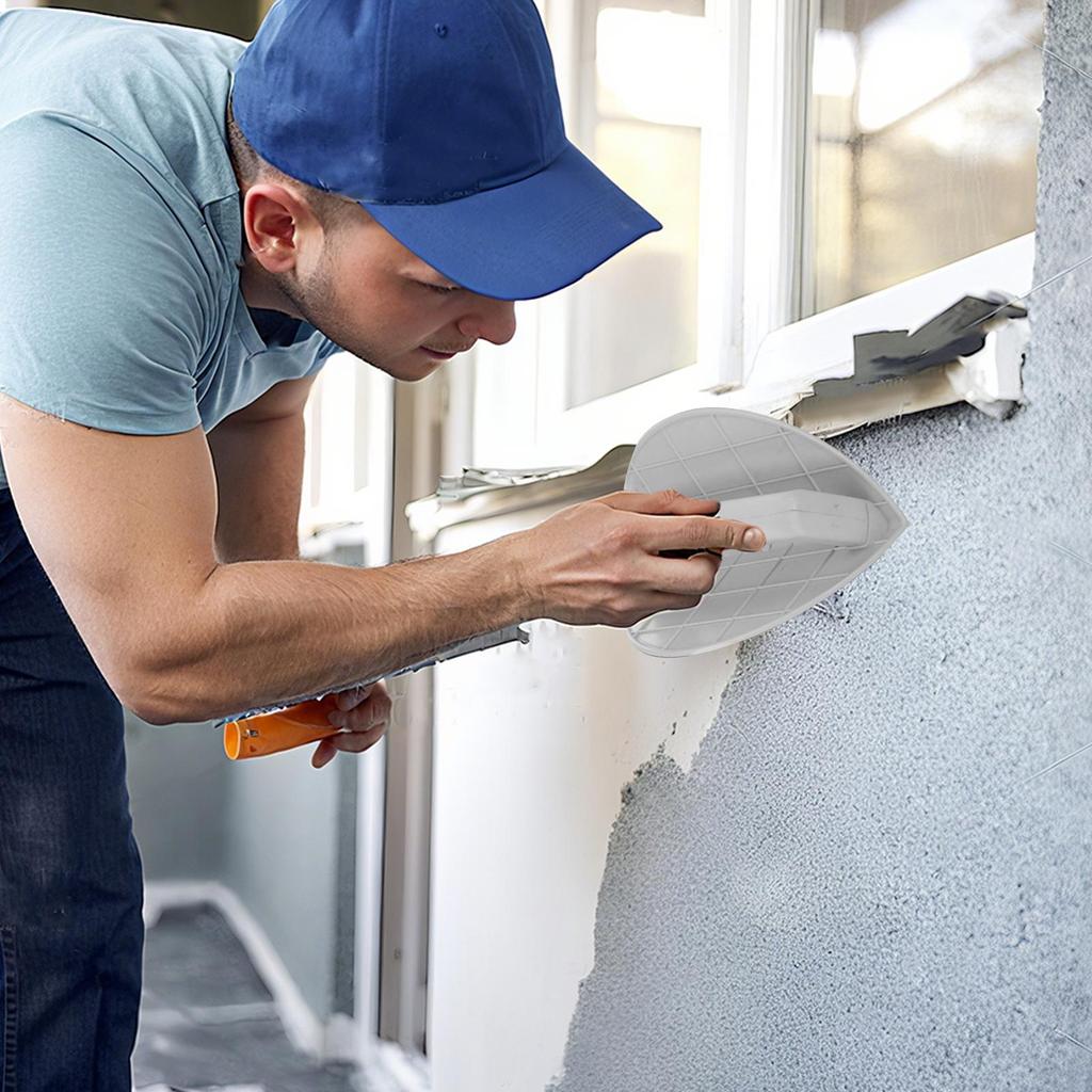 Semi-Round Angle Sander with Replaceable Sandpaper Multi-Purpose Sanding Tool for drywall surfaces Ergonomic Non-Slip Handle