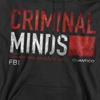 Criminal Minds Mens Title Card Hoodie