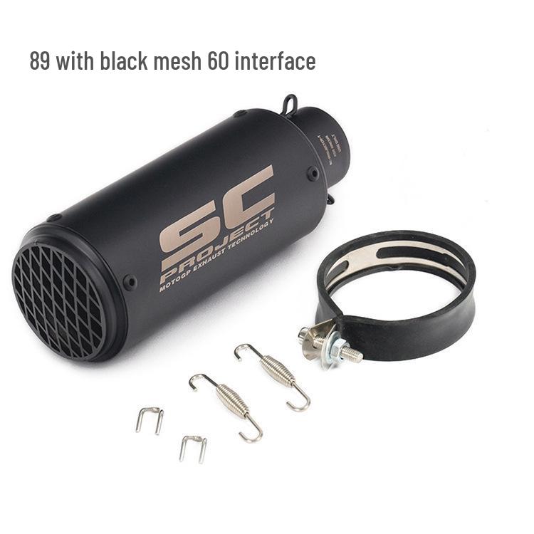 Universal SC Street Motorcycle Exhaust Tailpipe for Yamaha, Kawasaki, Honda