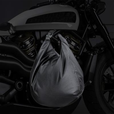 Motorcycle Helmet Bag, Foldable Waterproof Oxford Fabric Helmet Storage Bag with Combination Lock 30L Large Capacity
