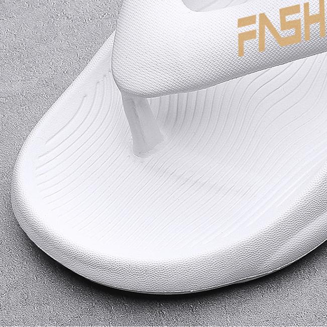 Letní páry Venkovní plážové pantofle Ležérní zesílené páry Velké jednobarevné pantofle s měkkou podrážkou