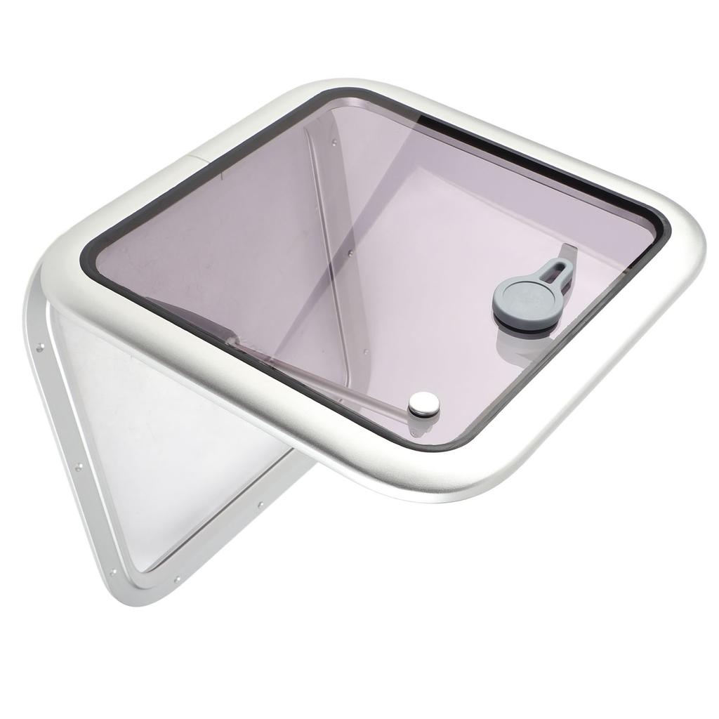 Boat Porthole Window 360 X 360mm Heavy Duty Aluminum Alloy for Yachts Boats Motorhomes