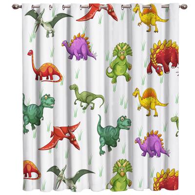 Cartone Animato Animale Carino Dinosauro Tenda da Finestra Tende per Camera da Letto Bambini Tende per Casa per Soggiorno