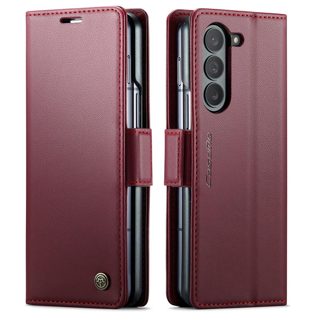 Business Wallet Cards Solt Leather Case for Samsung Galaxy Z FOLD 6 5 5G Fold5 ZFOLD5 Full Protection Bag Book Cover Flip Fundas
