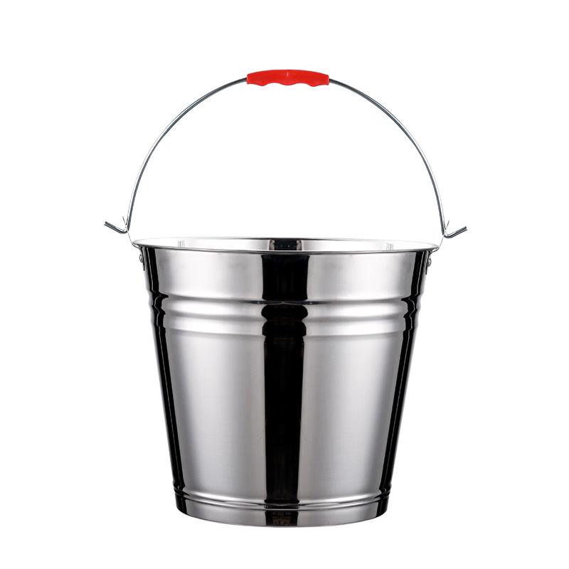 Household Stainless Steel Water Bucket with Handle