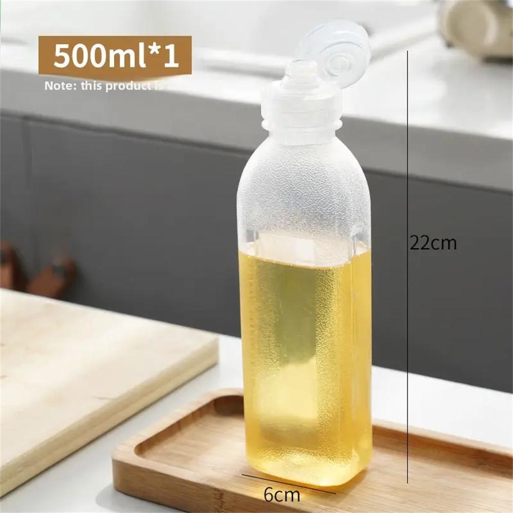 300ml/500ml Plastiköl-Sprühflasche, Essig-Quetschspender, Olivenölspender, Ölflasche, Sojasaucenflasche, Ölspray zum Kochen