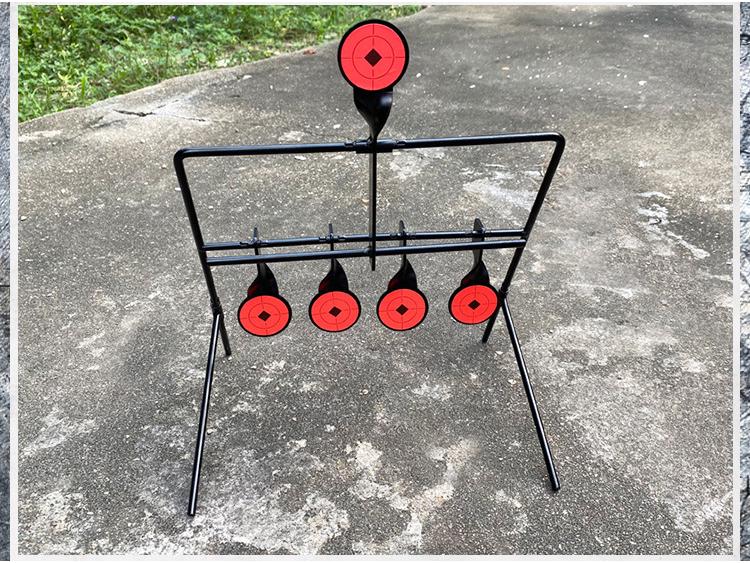 IDPA IPSC CS Tactical Wind Chime Shooting Target: Metal Soft Bullet Competition & Training Ornament.