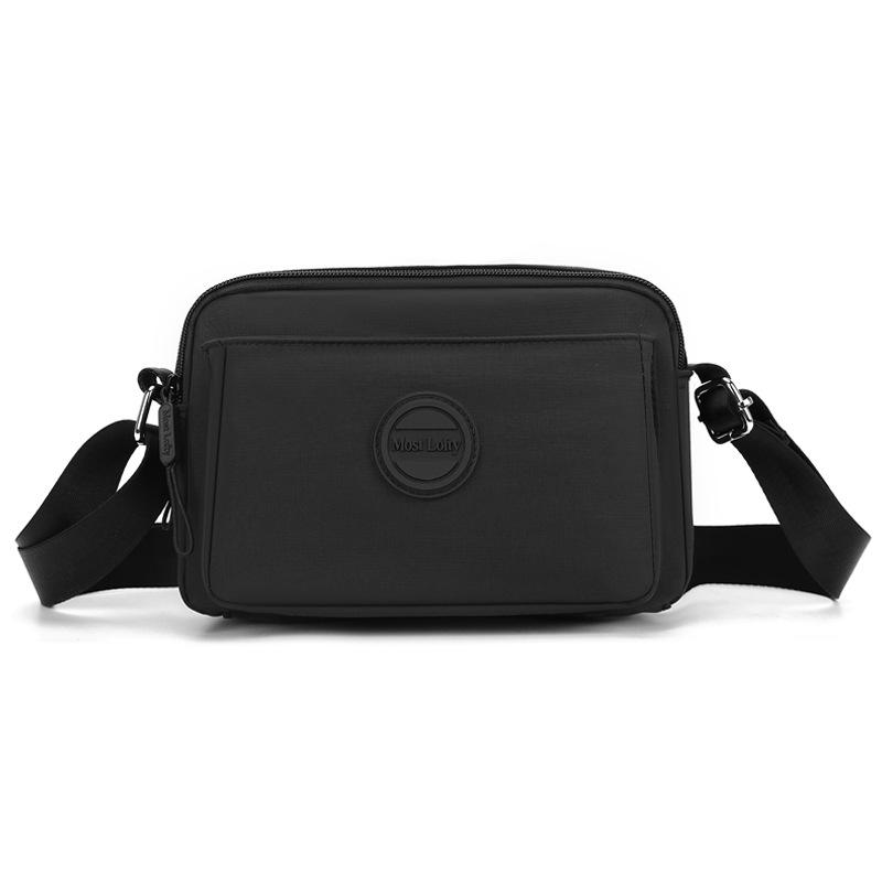 Women's Lightweight Nylon Bag Shoulder Bag Solid Color Mother Bag Crossbody Bag