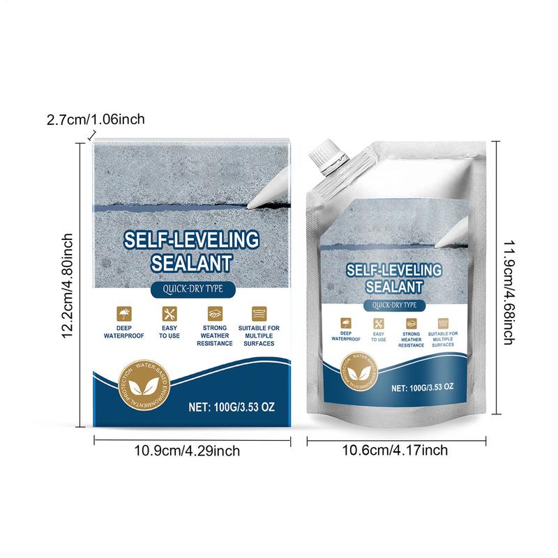 Cement Crack Filler Slab Concrete Crack Repair Sealant Self-Leveling Concrete Crack Waterproof Repair Sealant Caulking Glue