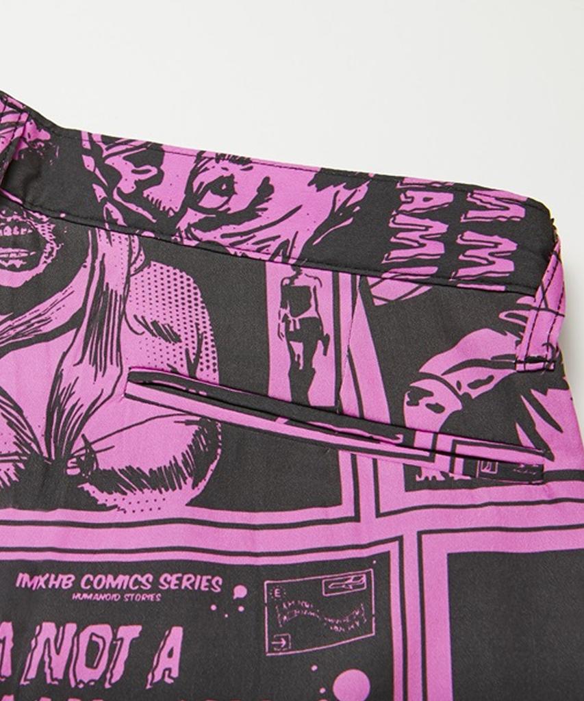 Aimnaseohyumeonbiing Comics Pants - Dust Pink
