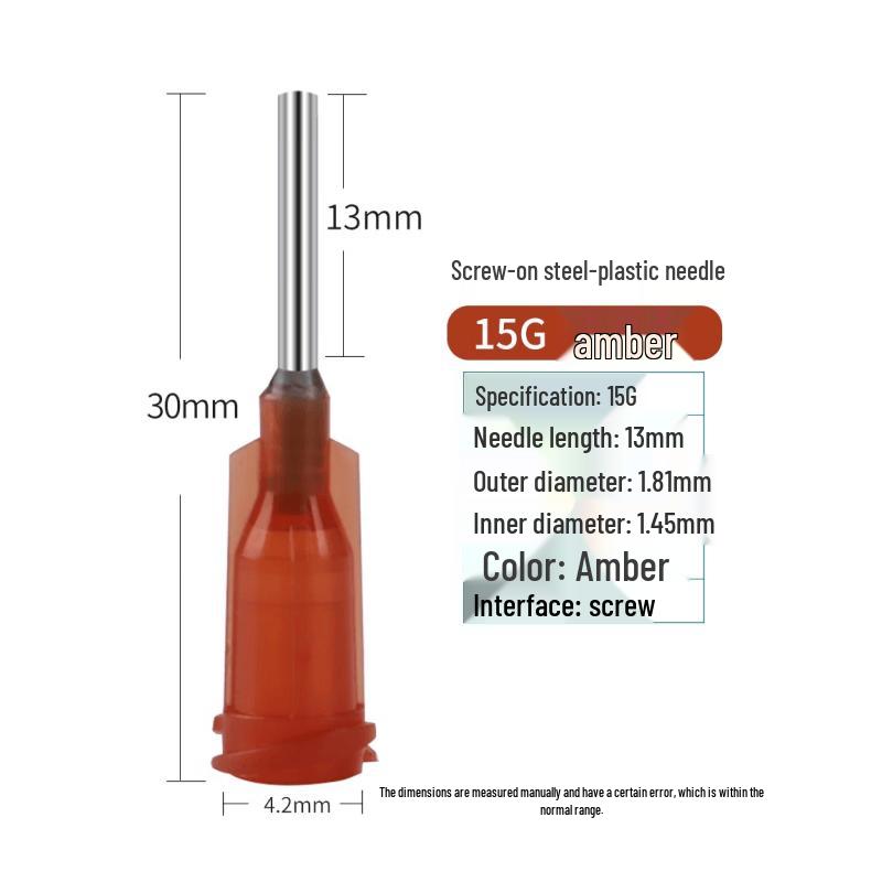 Tengkang Stainless Steel Dispensing Needle with Plastic Base